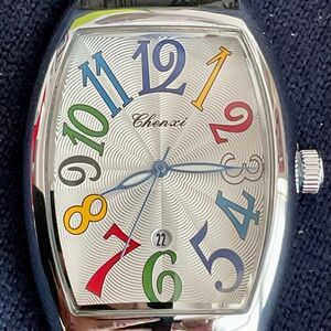 Brand New Colorful Chenxi Quartz Watch w Date